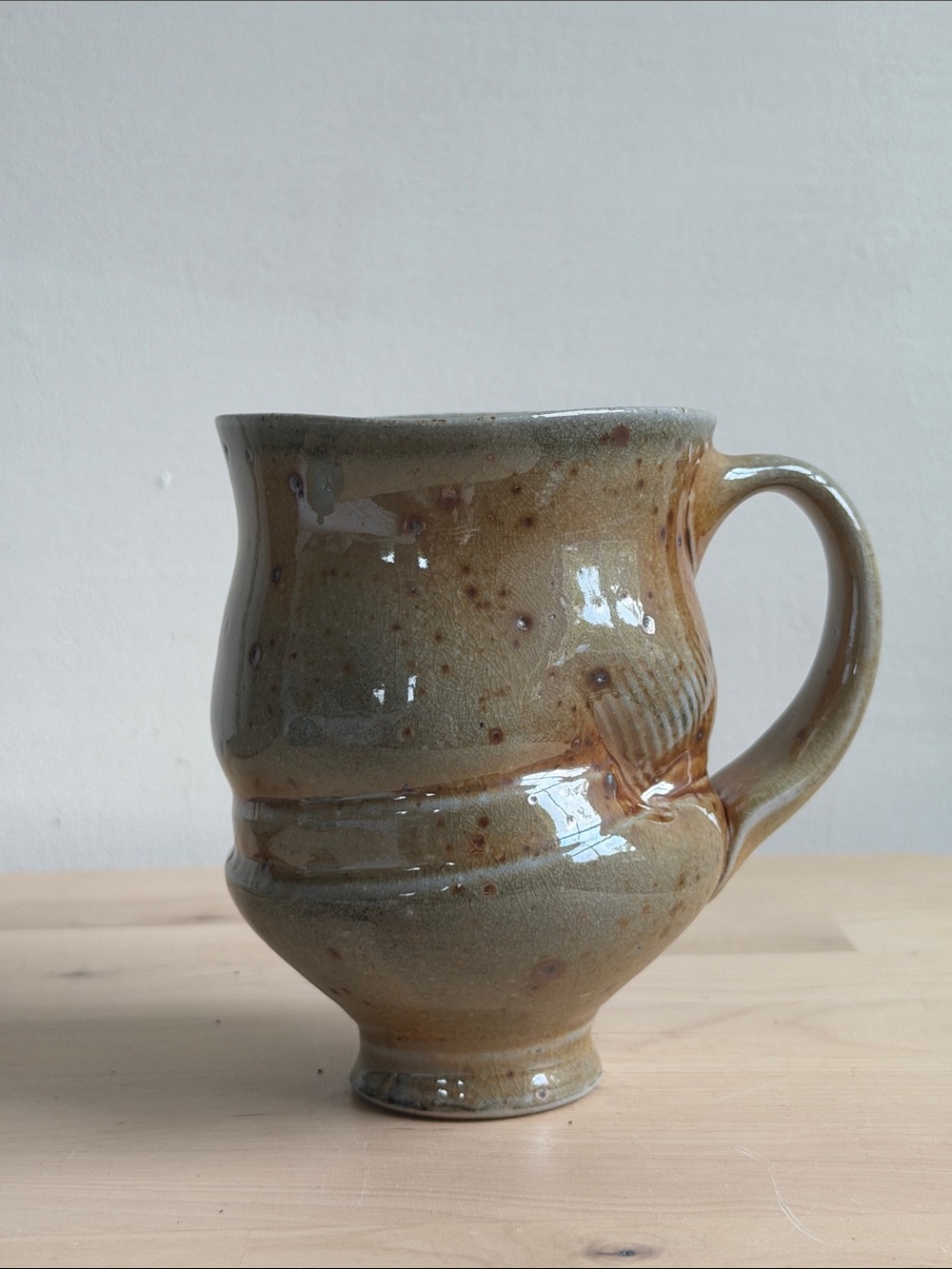 Woodfired hand thrown Ceramic Mug